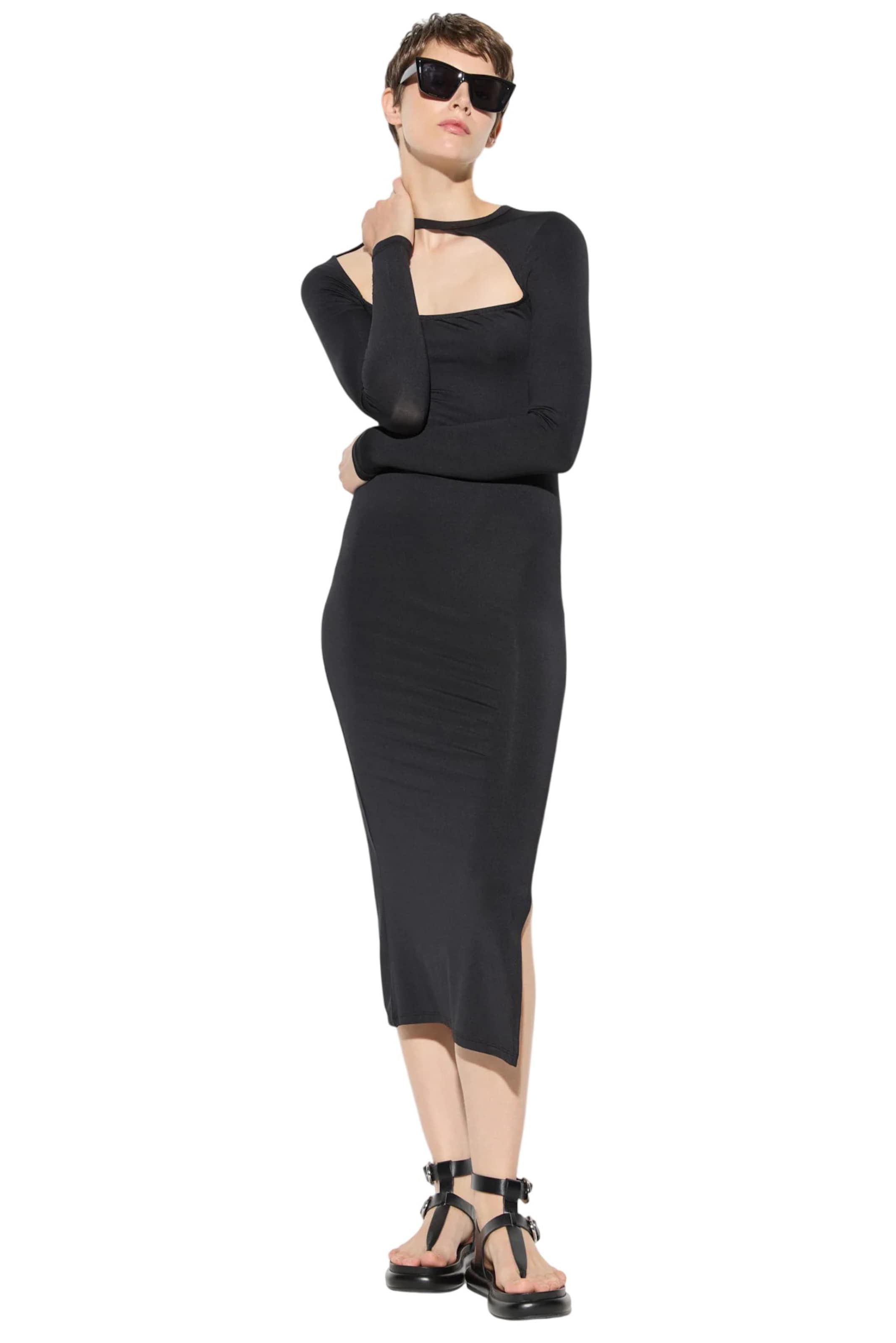 No Matter What Jurk in Zwart: voorkant