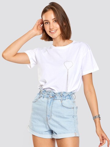 FRESHLIONS Shirts 'Nulita' i hvid: forside