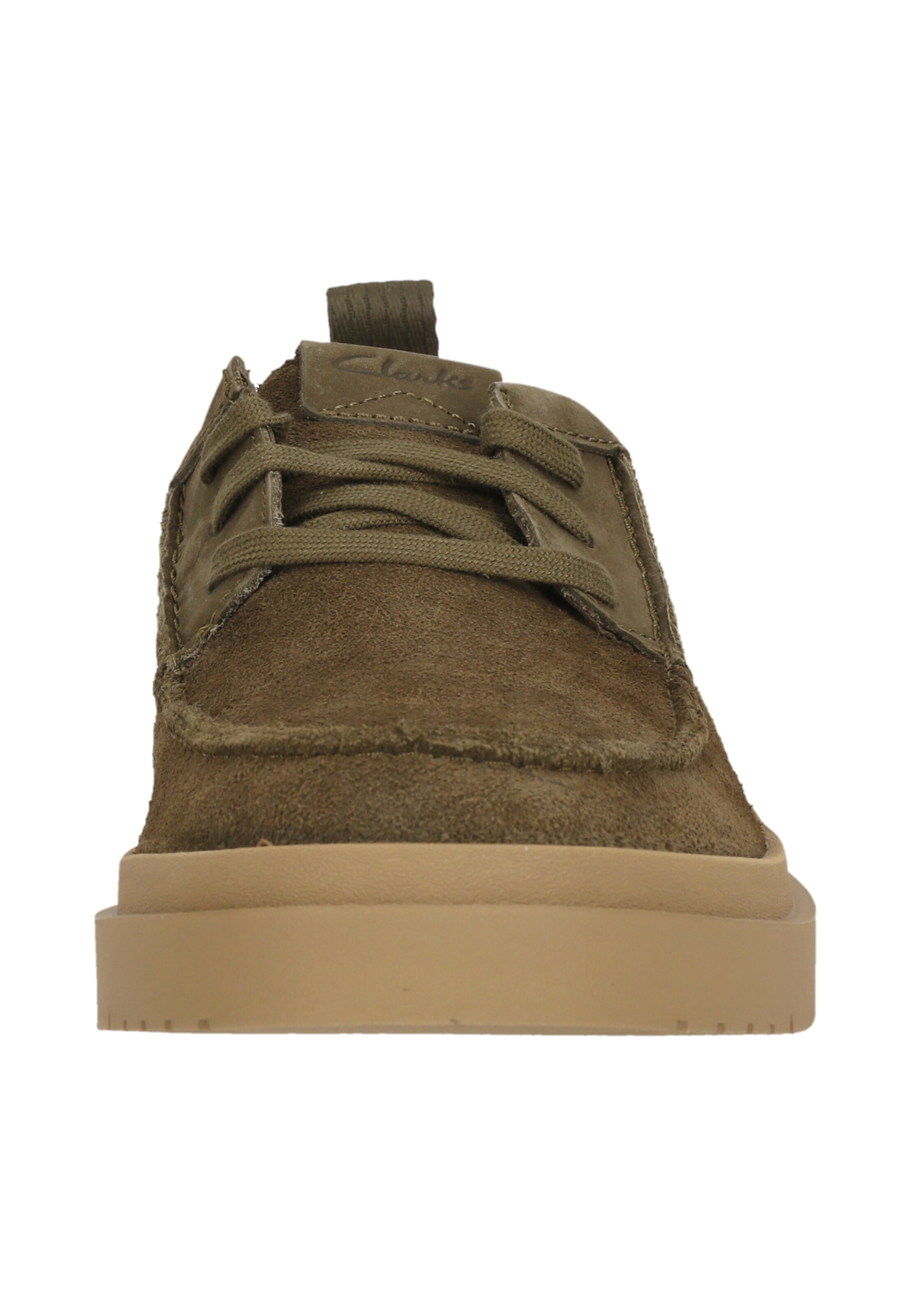 CLARKS Lace-up shoe 'Polden Moc' in Green