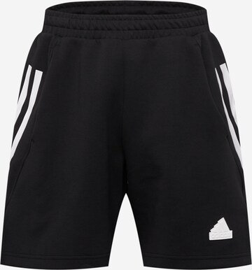 regular Pantaloni sportivi 'Future Icons 3-Stripes' di ADIDAS SPORTSWEAR in nero: frontale