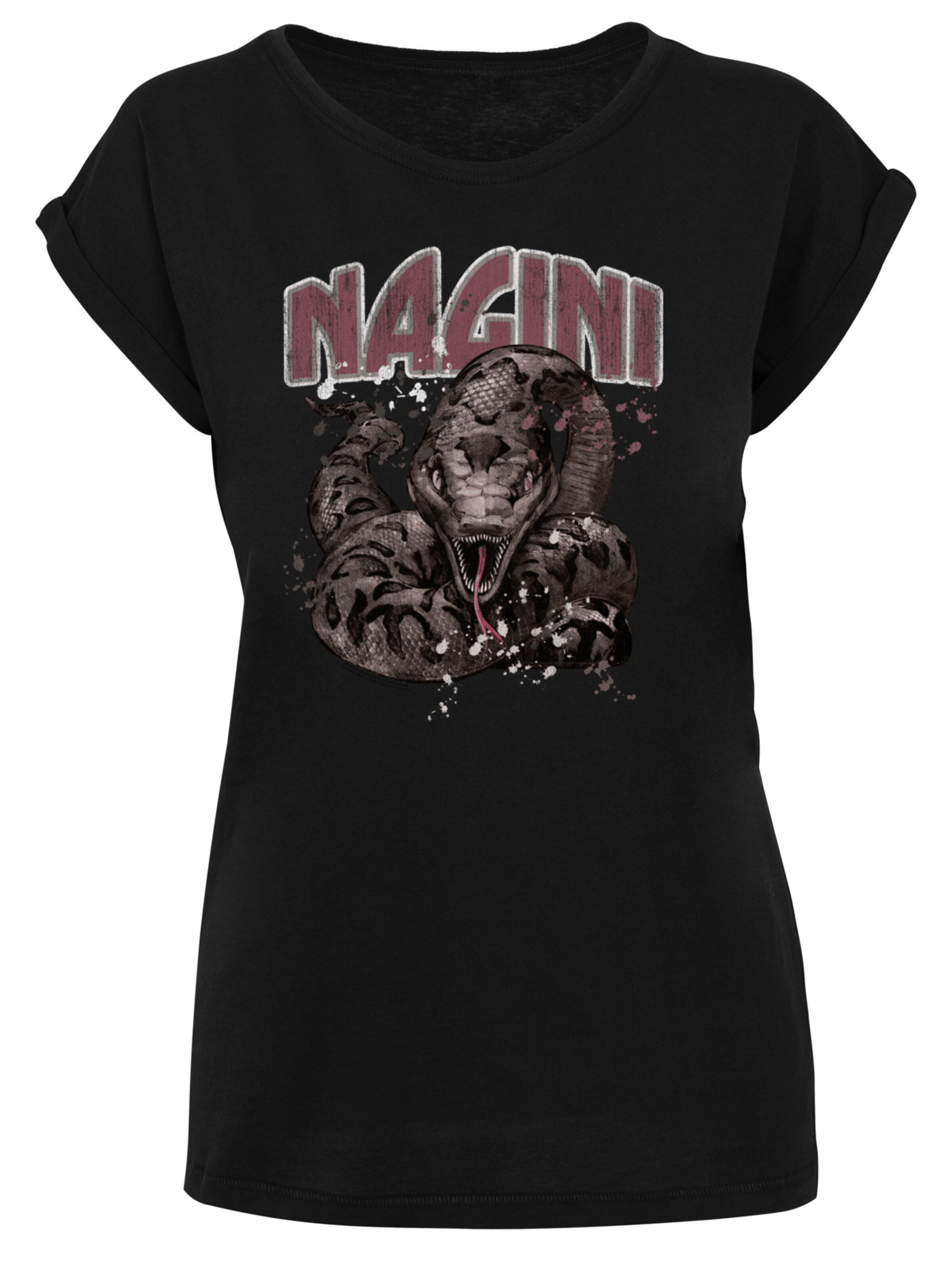 T-shirt 'Harry Potter Nagini Splats' F4NT4STIC en noir : devant