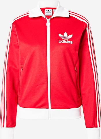 ADIDAS ORIGINALS - Sudadera con cremallera 'Beckenbauer' en rojo: frente