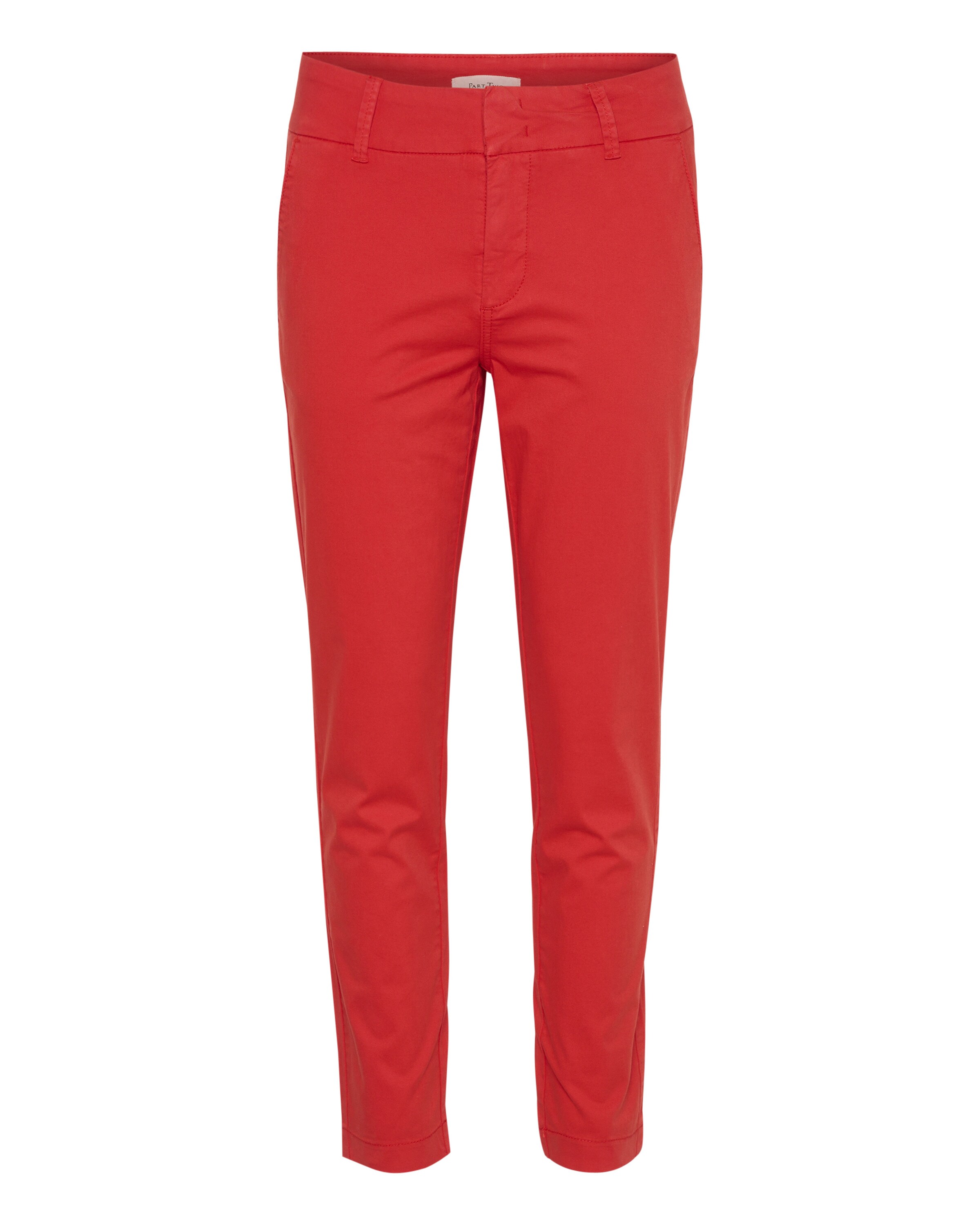 Part Two Slimfit Hose 'Soffys' in Rot: Vorderseite