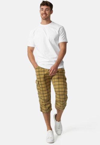 INDICODE JEANS Regular Cargo Pants 'Nicolas' in Beige