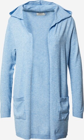 Cardigan 'LESLY' ONLY en bleu : devant