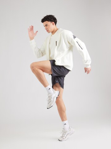 ADIDAS SPORTSWEAR Sports sweat jacket in White