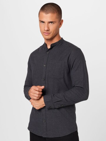 JACK & JONES Regular Fit Hemd in Grau: predná strana