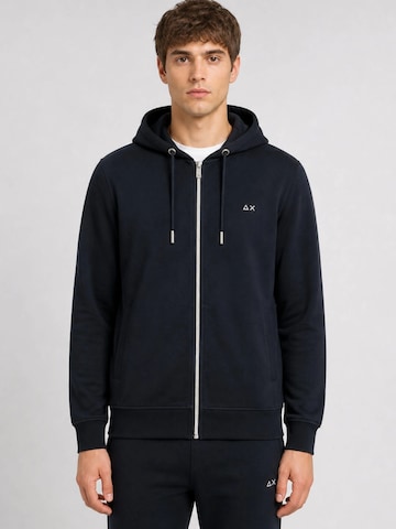 SUN68 Sweat jacket 'F36110' in Blue: front