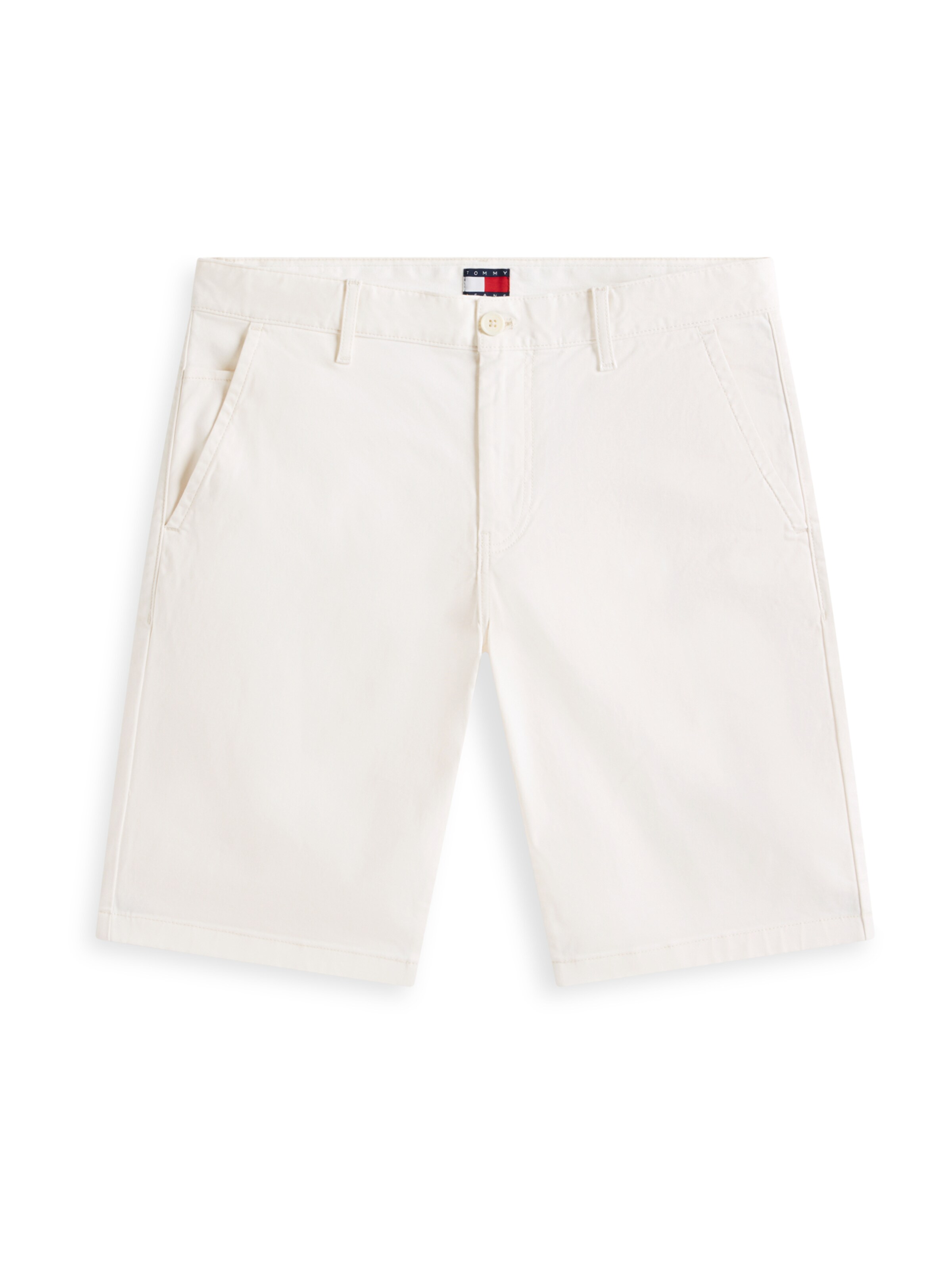 Tommy Jeans Trousers 'SCANTON' in White: front