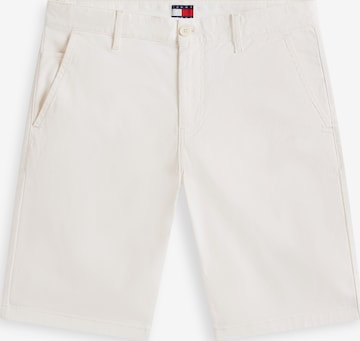 Tommy Jeans Housut 'SCANTON' värissä valkoinen: etupuoli