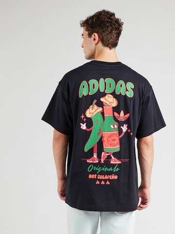 Maglietta 'JALAPENO GFX' di ADIDAS ORIGINALS in nero: frontale