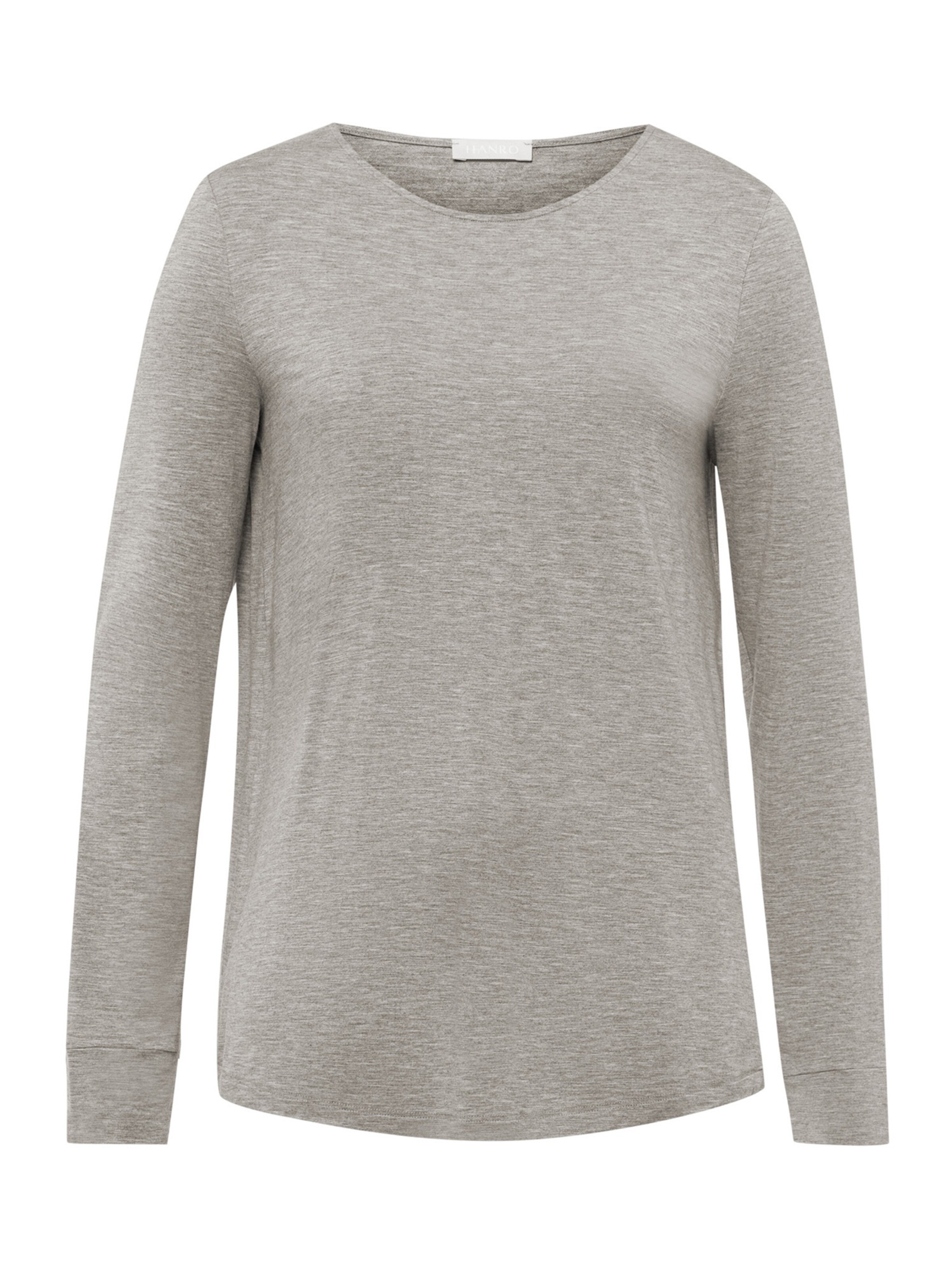 Hanro - Camisa ' Natural Elegance ' em cinzento: frente