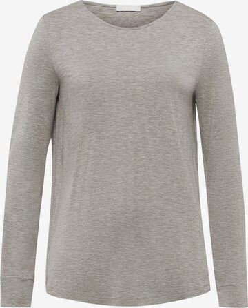 Hanro Shirt ' Natural Elegance ' in Grey: front