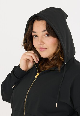 Q by Endurance Sportief sweatvest 'Tianna' in Zwart