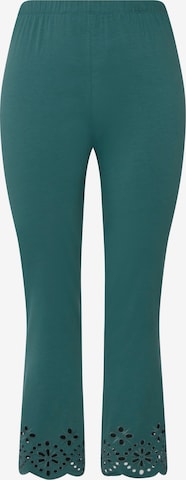 Ulla Popken Skinny Broek in Groen: voorkant