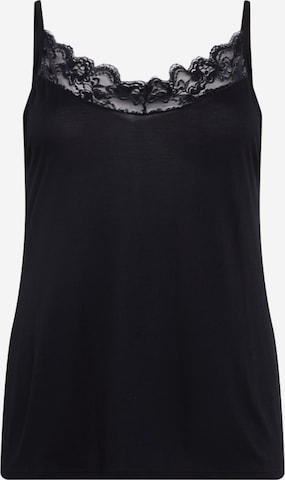 ABOUT YOU Curvy Top 'Emina' in Black: front