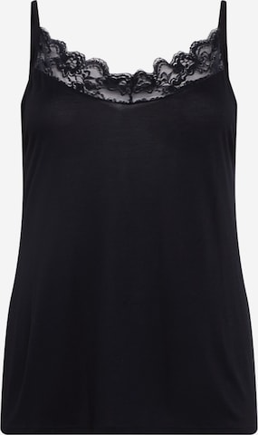 ABOUT YOU Curvy Top 'Emina' - fekete: elől