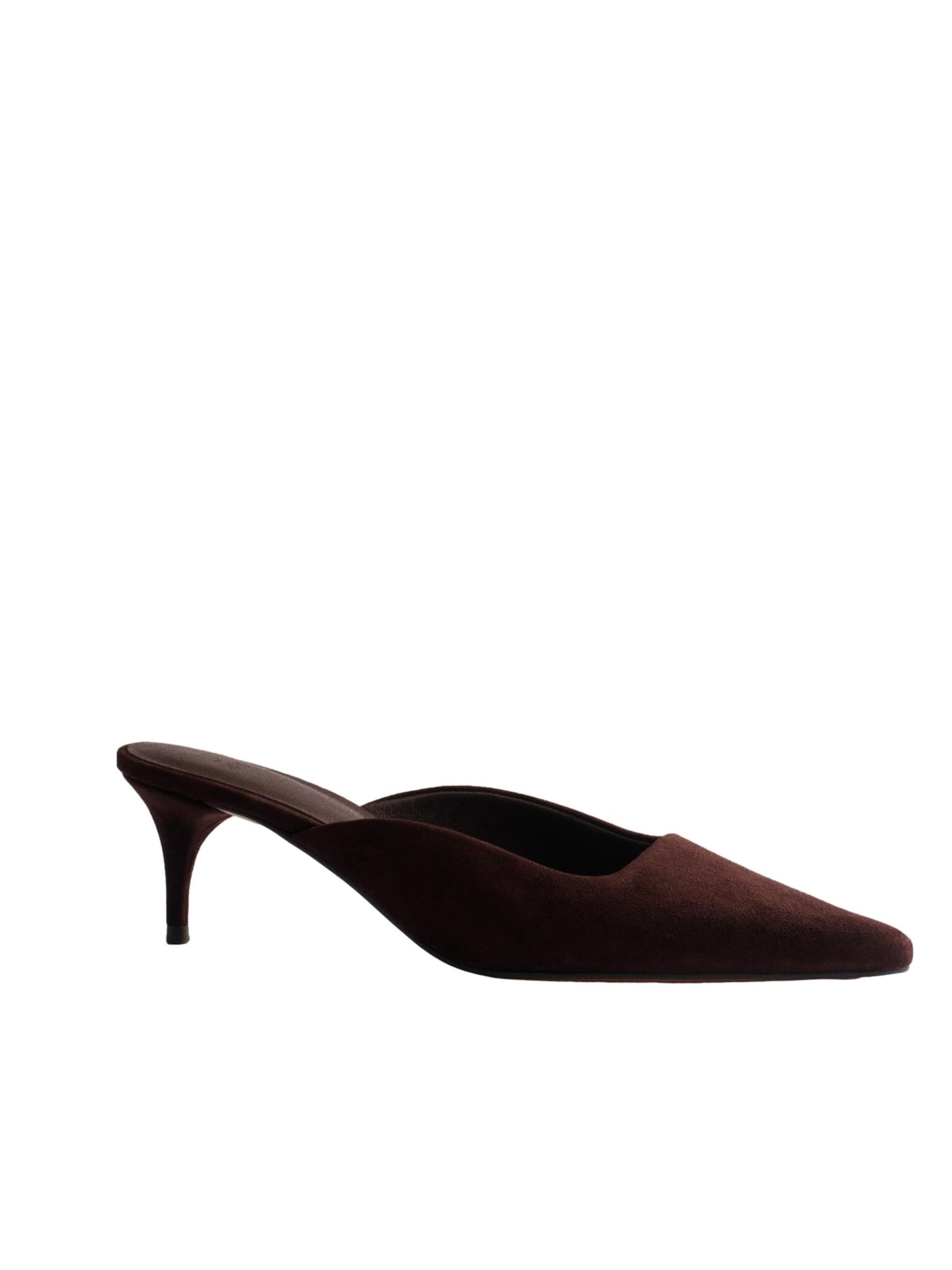 Zoccoletto di The Set in marrone: frontale