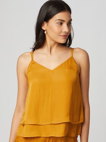 Guido Maria Kretschmer Women Top 'Ava' in Yellow: front