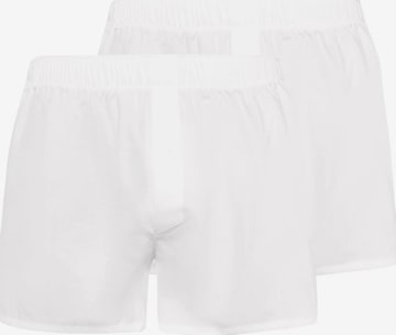Hanro Boxershorts 'Fancy Woven' in Wit: voorkant