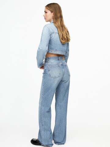 Pull&Bear Loosefit Jeans in Blau