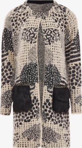 Giacchetta di faina in beige: frontale