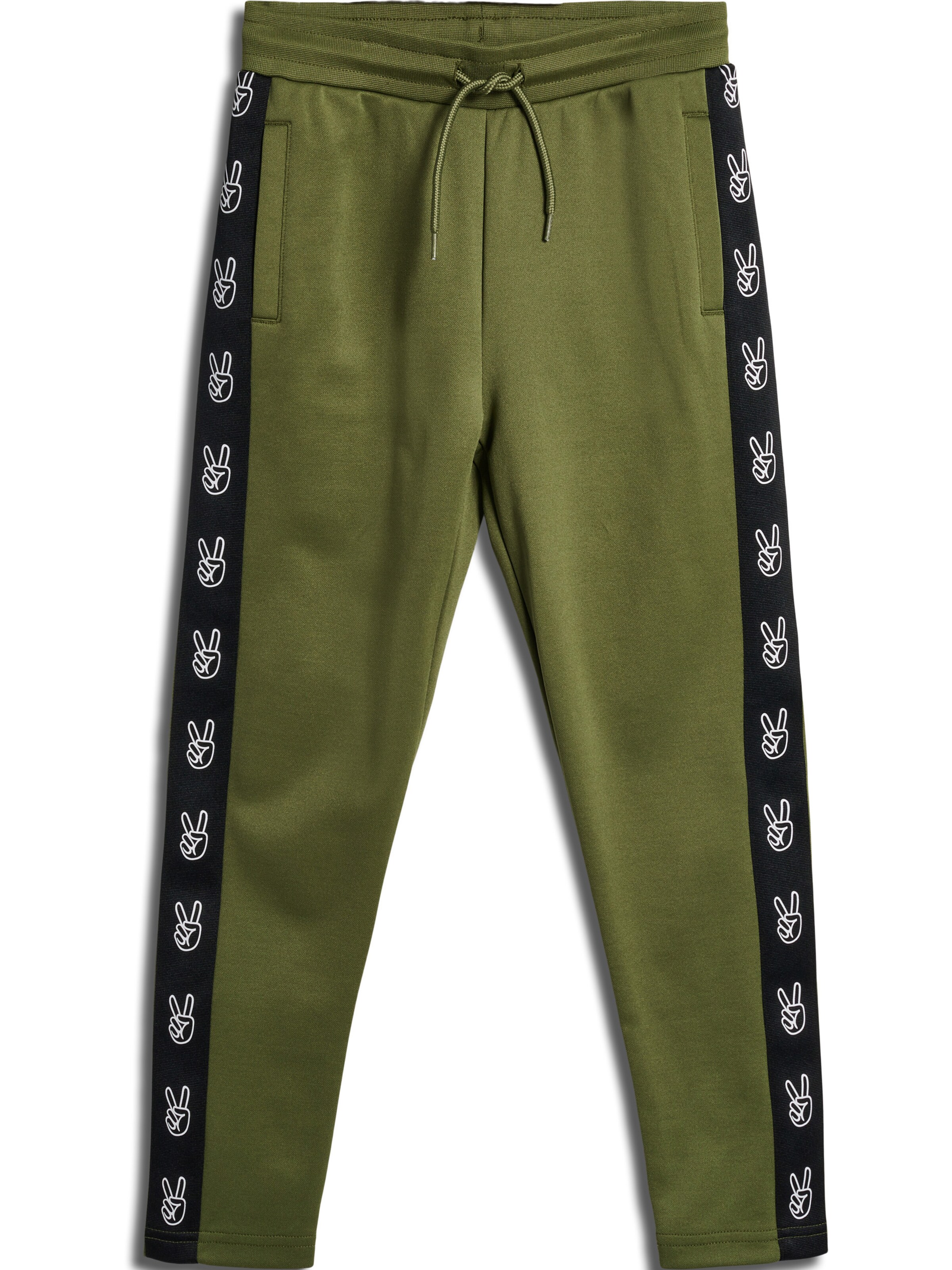 SOMETIME SOON Tapered Bukser i grøn: forside