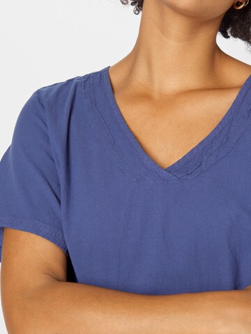 Zizzi Shirt 'JEASY' in Blauw