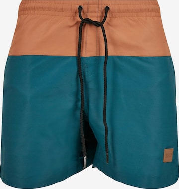 Urban Classics Zwemshorts in Blauw: voorkant