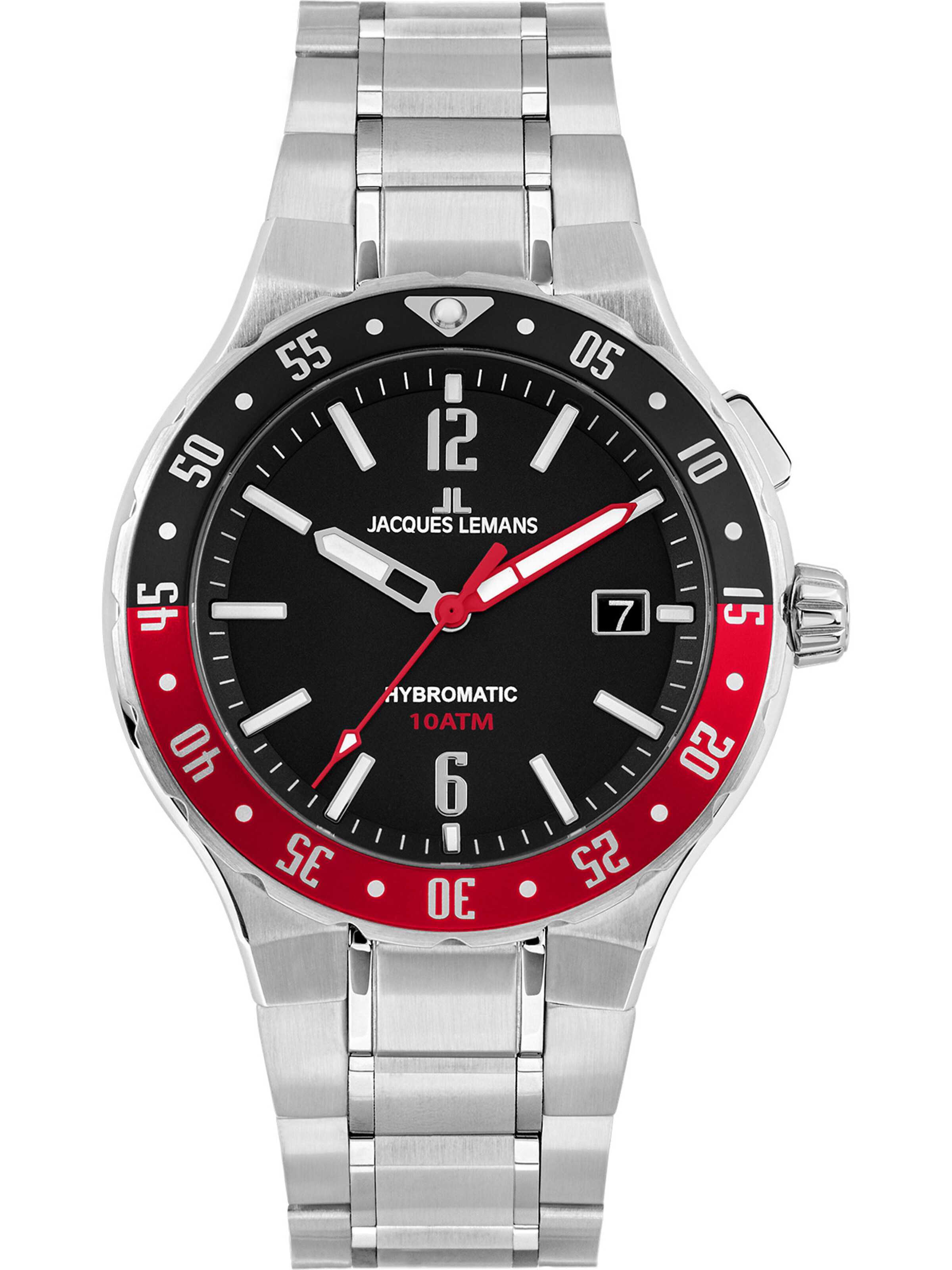 Männer Uhren Jacques Lemans Uhr in Silber - KM92378 Männer Uhren Jacques Lemans Uhr in Silber - KM92378