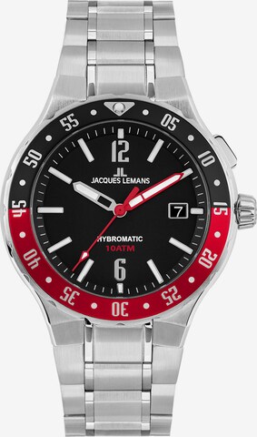 Jacques Lemans Uhr in Silber: predná strana