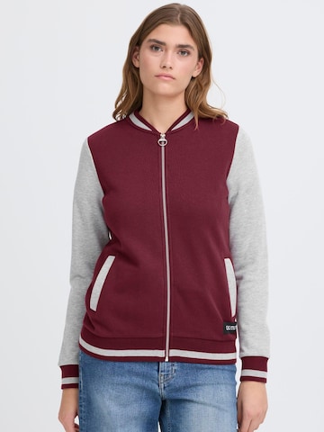Oxmo - Casaco em moletão ' OXONANA SWEAT JACKET ' em vermelho