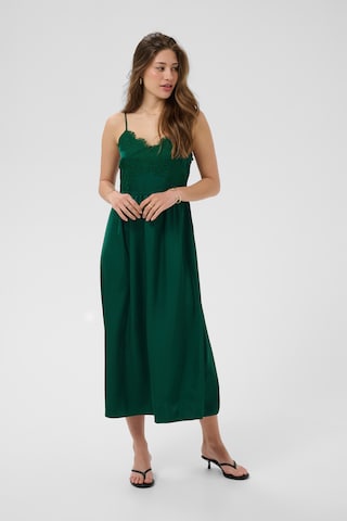 Cream Dress 'Meloda' in Green: front