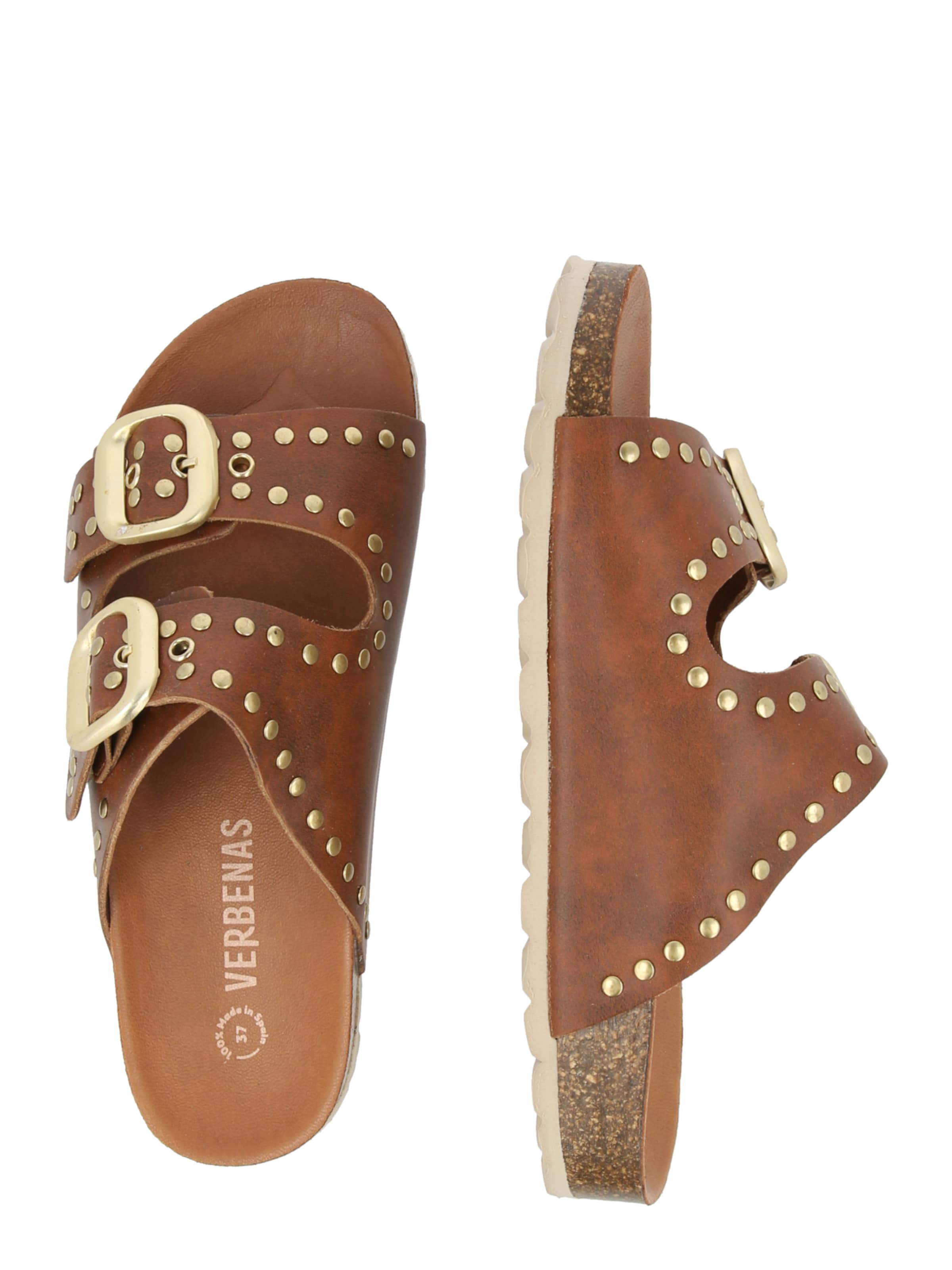 VERBENAS Nizki natikači 'RANDEL NAPA TACHAS' | rjava barva