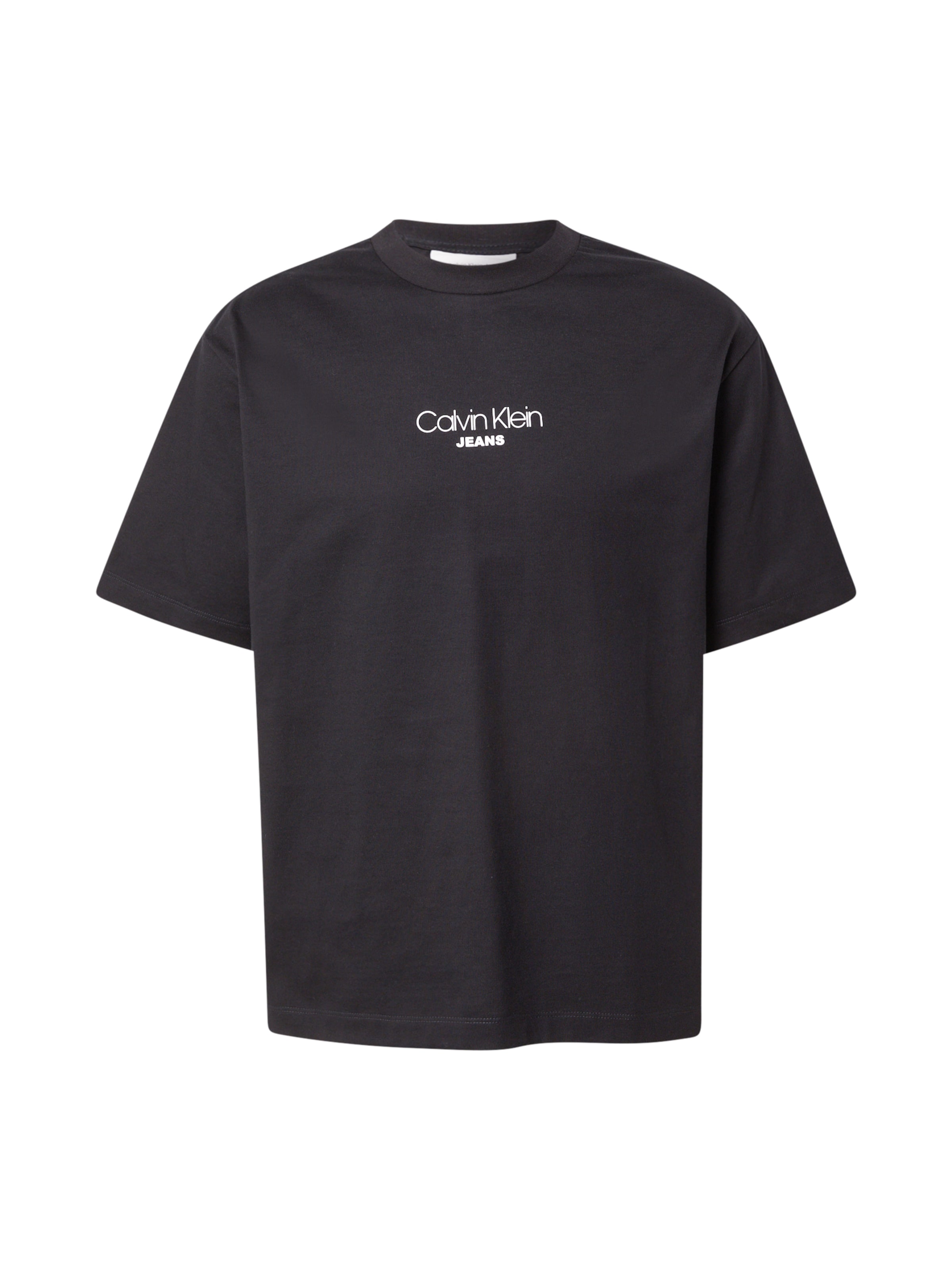 Calvin Klein Jeans Футболка в Черный: спереди