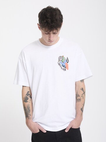 Volcom T-Shirt 'Sk8 Break' in Weiß