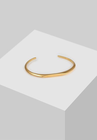 ELLI PREMIUM Armband Armreif 'Basic' in Gold