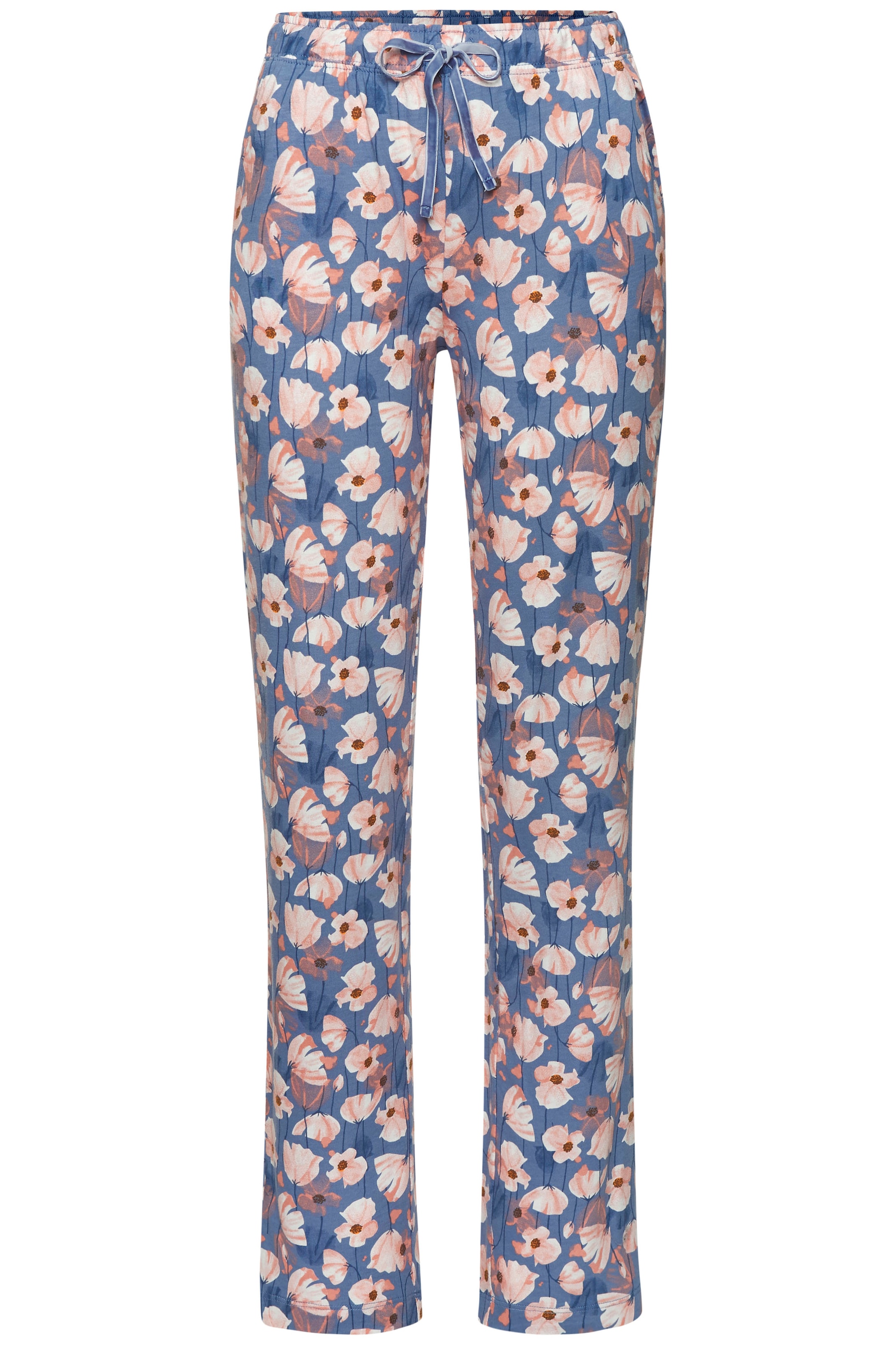 VIVANCE Pyjamahose in Blau: Vorderseite