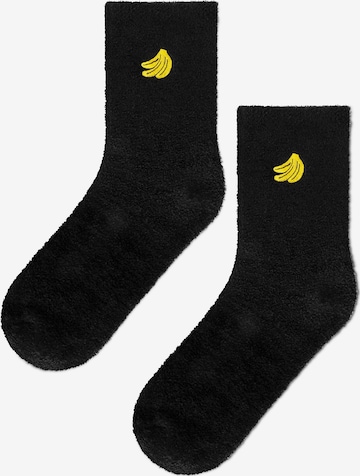 Circle Five Socks in Black: front