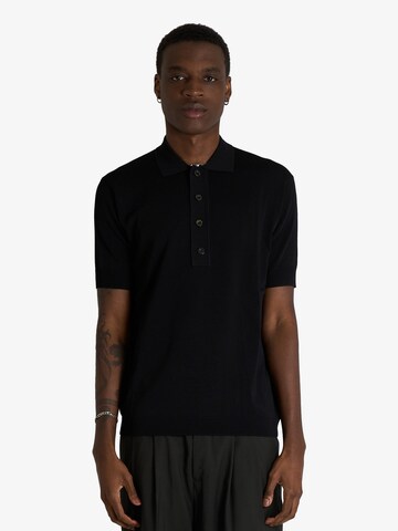 LOW BRAND Shirt in Zwart: voorkant