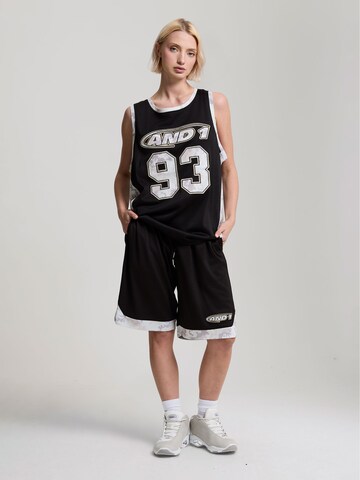 AND1 Широка кройка Панталон в черно