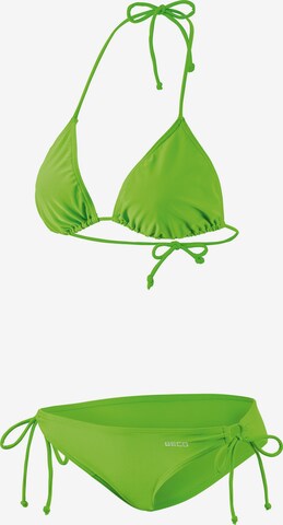 BECO the world of aquasports Triangle Bikini in Green