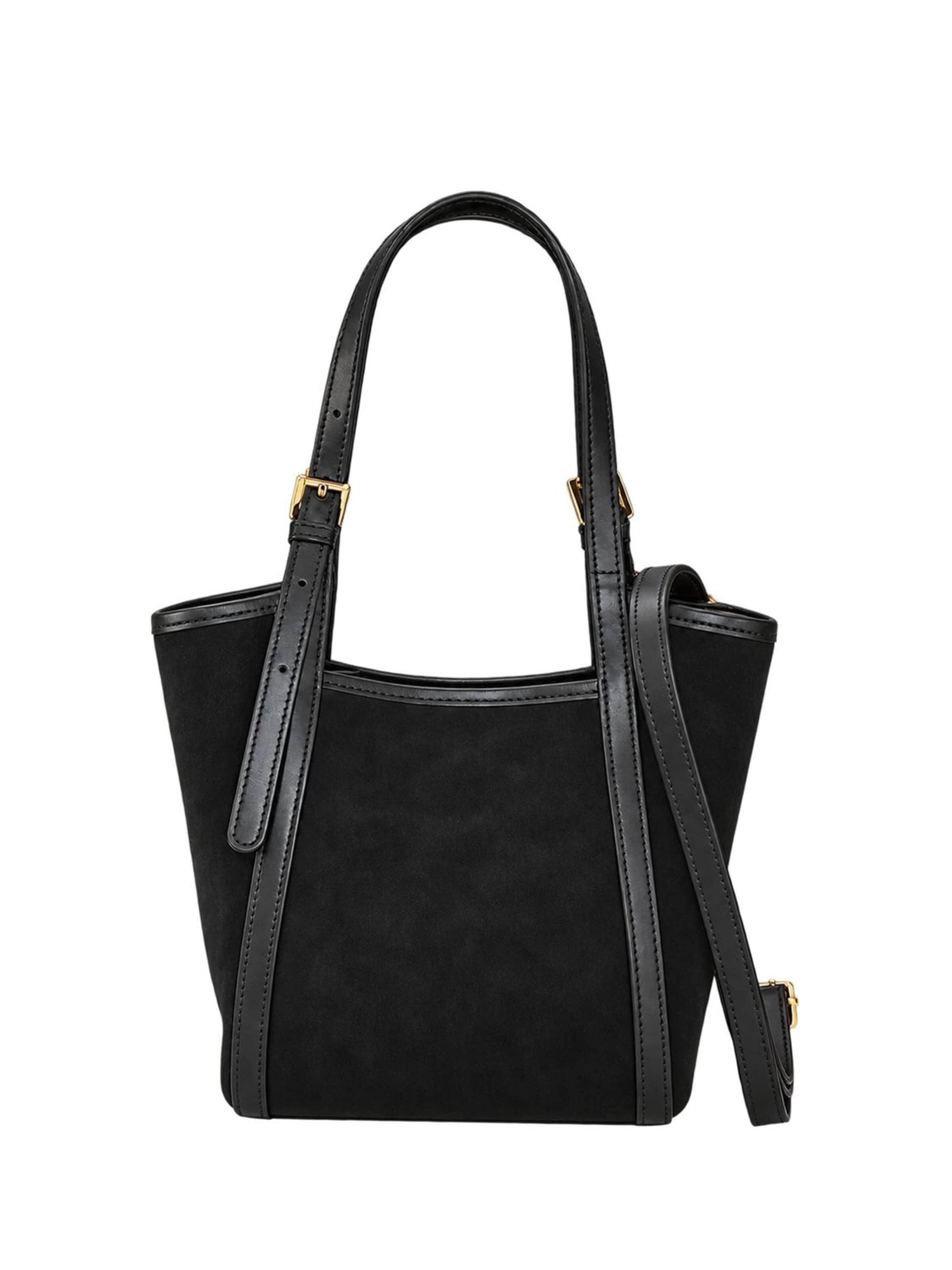 Sac bandoulière Florence en noir : devant