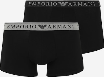 Boxers Emporio Armani en noir : devant