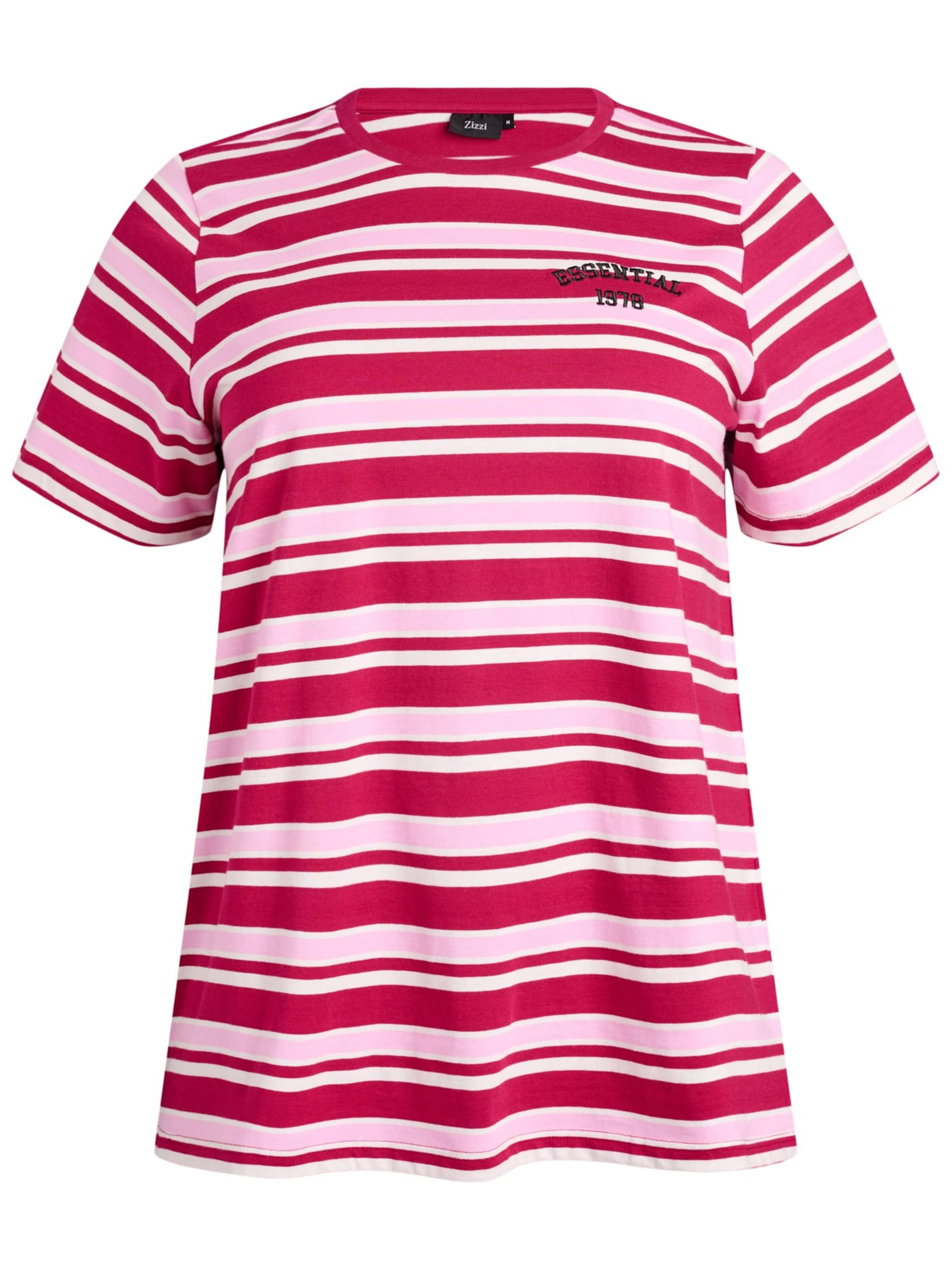 T-shirt 'Mallis' Zizzi en rouge : devant