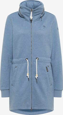 Schmuddelwedda Sweat jacket in Blue: front