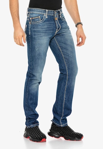 CIPO & BAXX Regular Jeans 'Flow' in Blauw