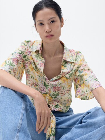 MANGO Blouse in Beige