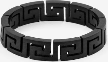 Akitsune Ring 'Argius' in Black: front