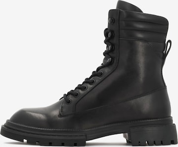 juoda Kazar Auliniai batai su raišteliais: priekis